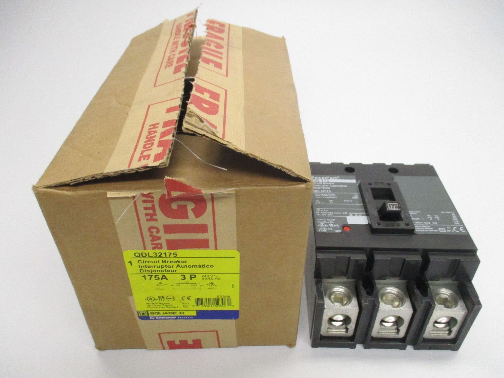 SQUARE D QDL32175 240V 175A NSMP