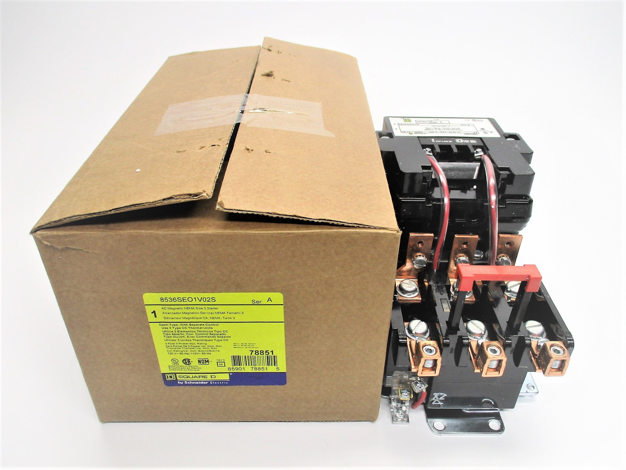 SQUARE D 8536SEO1V02S SER. A 110/120V NSMP