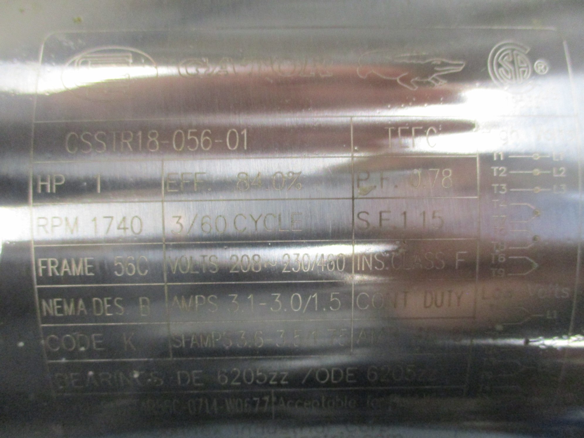 BALDOR CSSTR18-056-01 UNMP