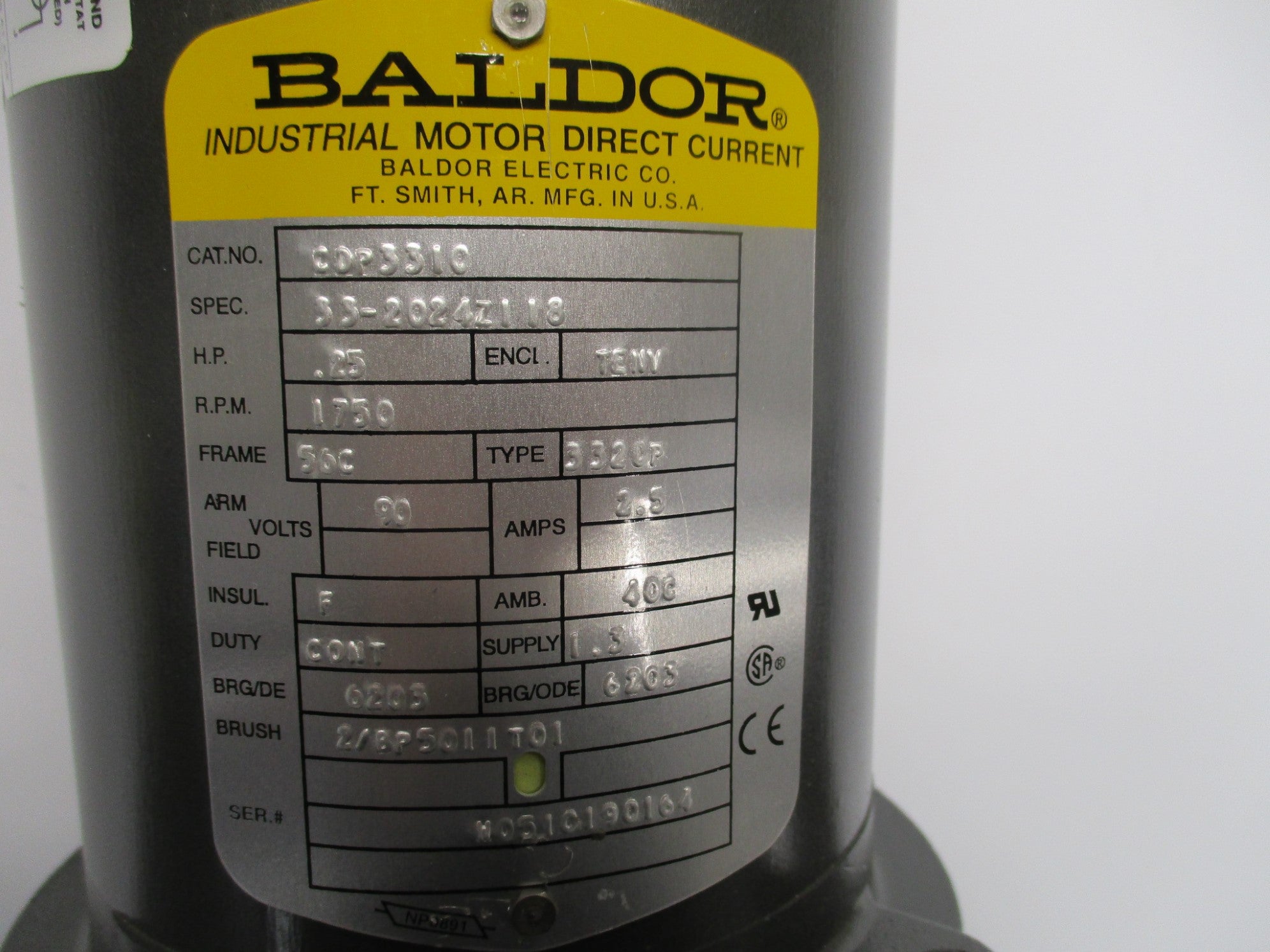 BALDOR CDP3310 NSMP