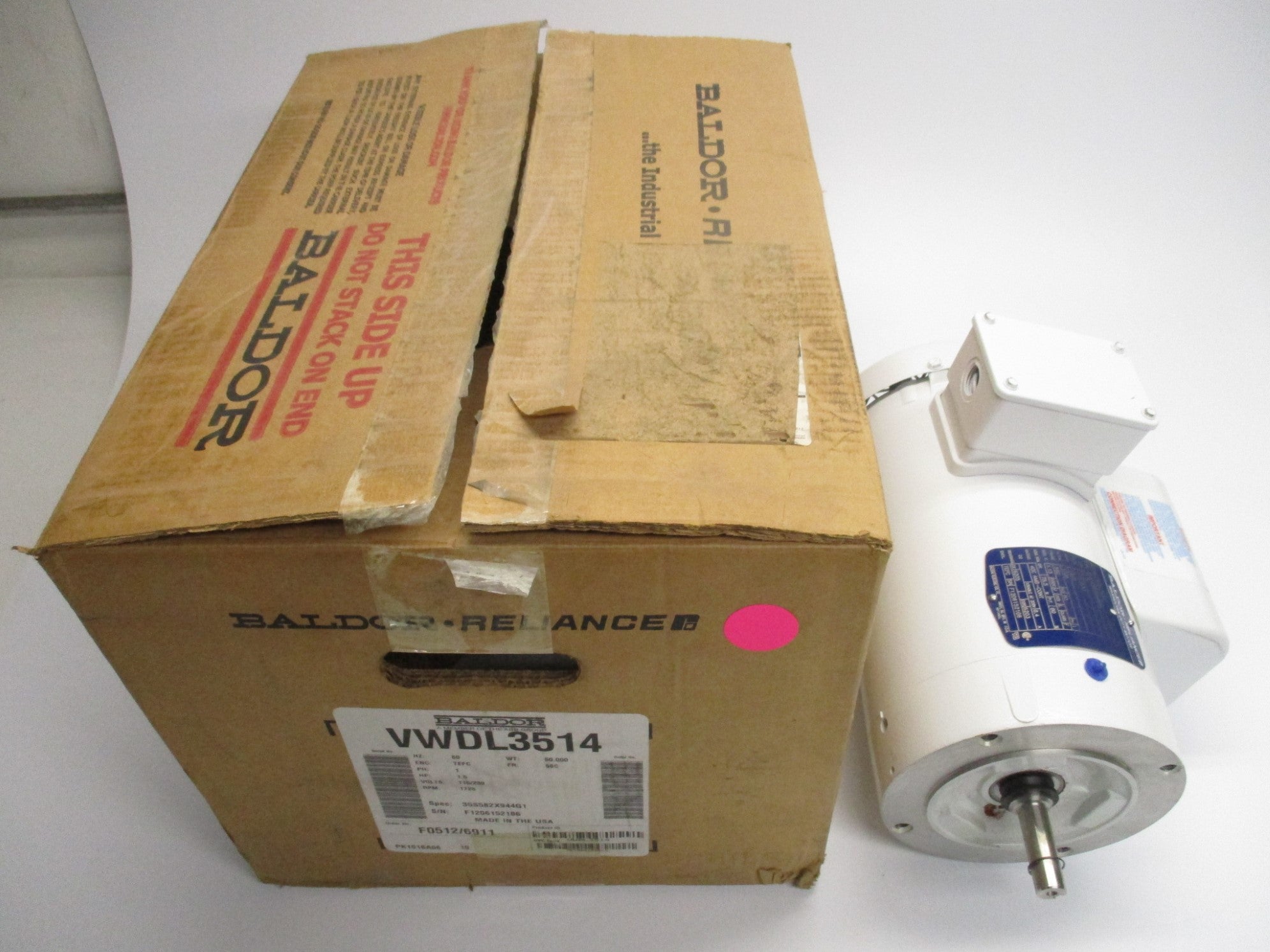 BALDOR VWDL3514 SER. F NSMP