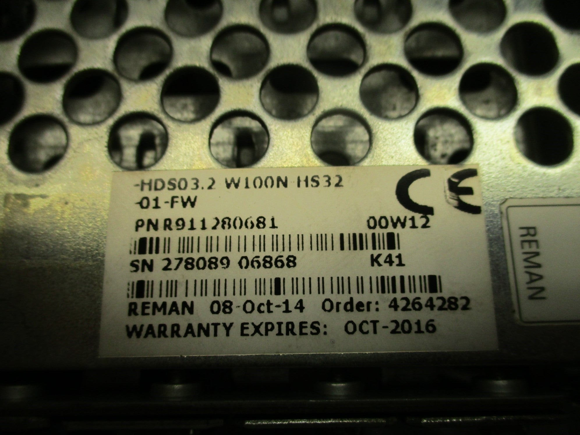 REXROTH HDS03.2W100N-HS32-01-FW REMAN