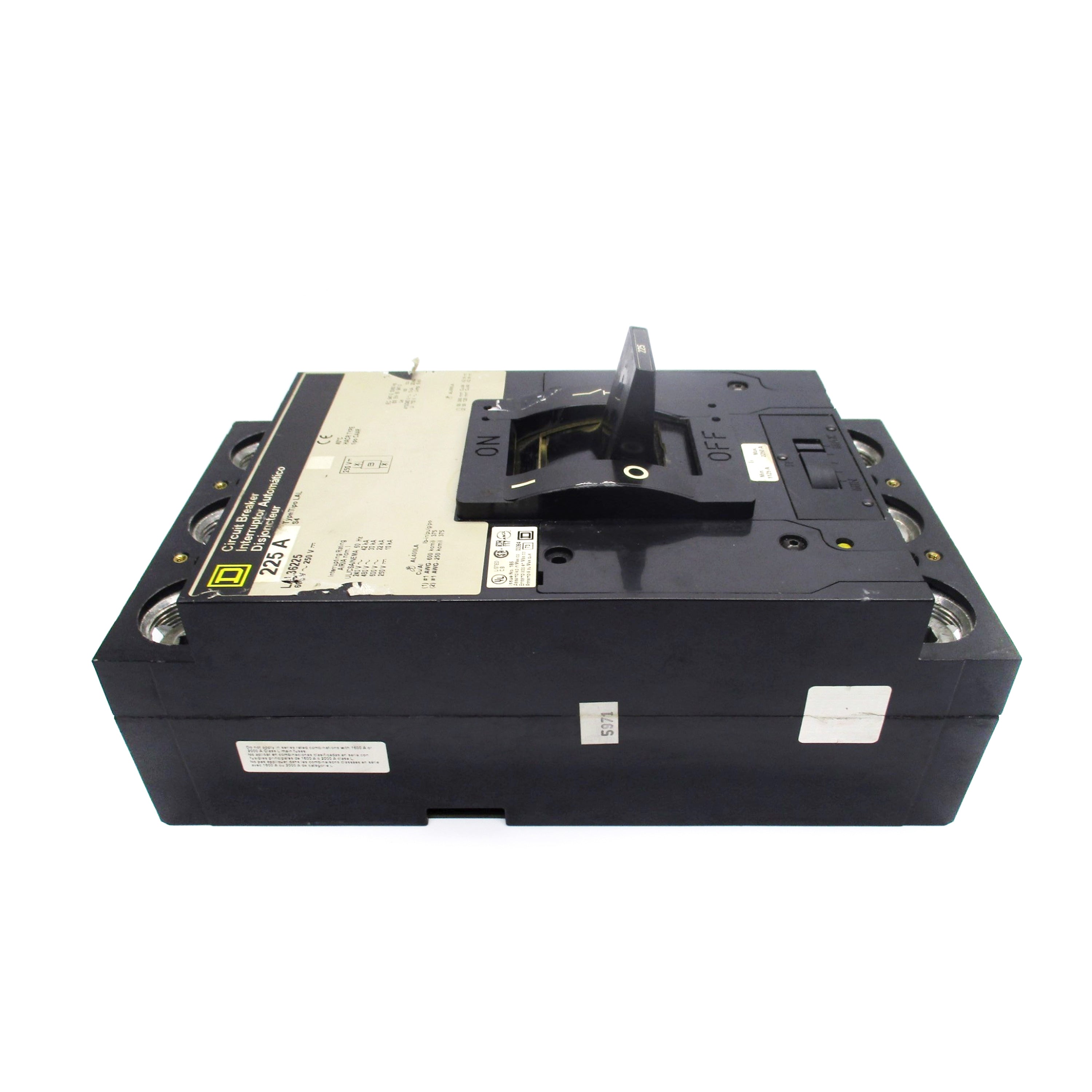 CIRCUIT BREAKER LAL36225 225A 600V (GREY) UNMP
