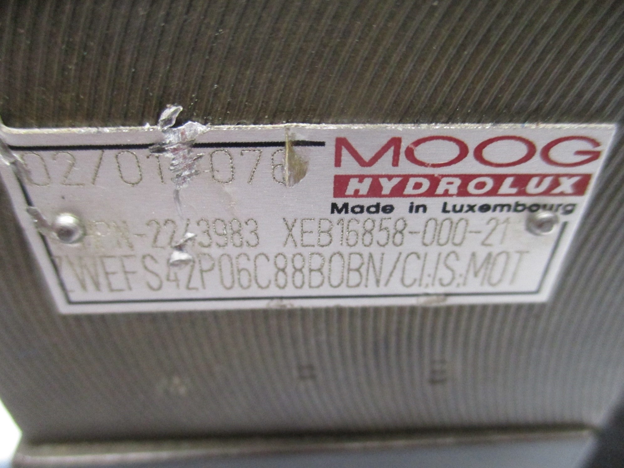 MOOG D633-7205 UNMP