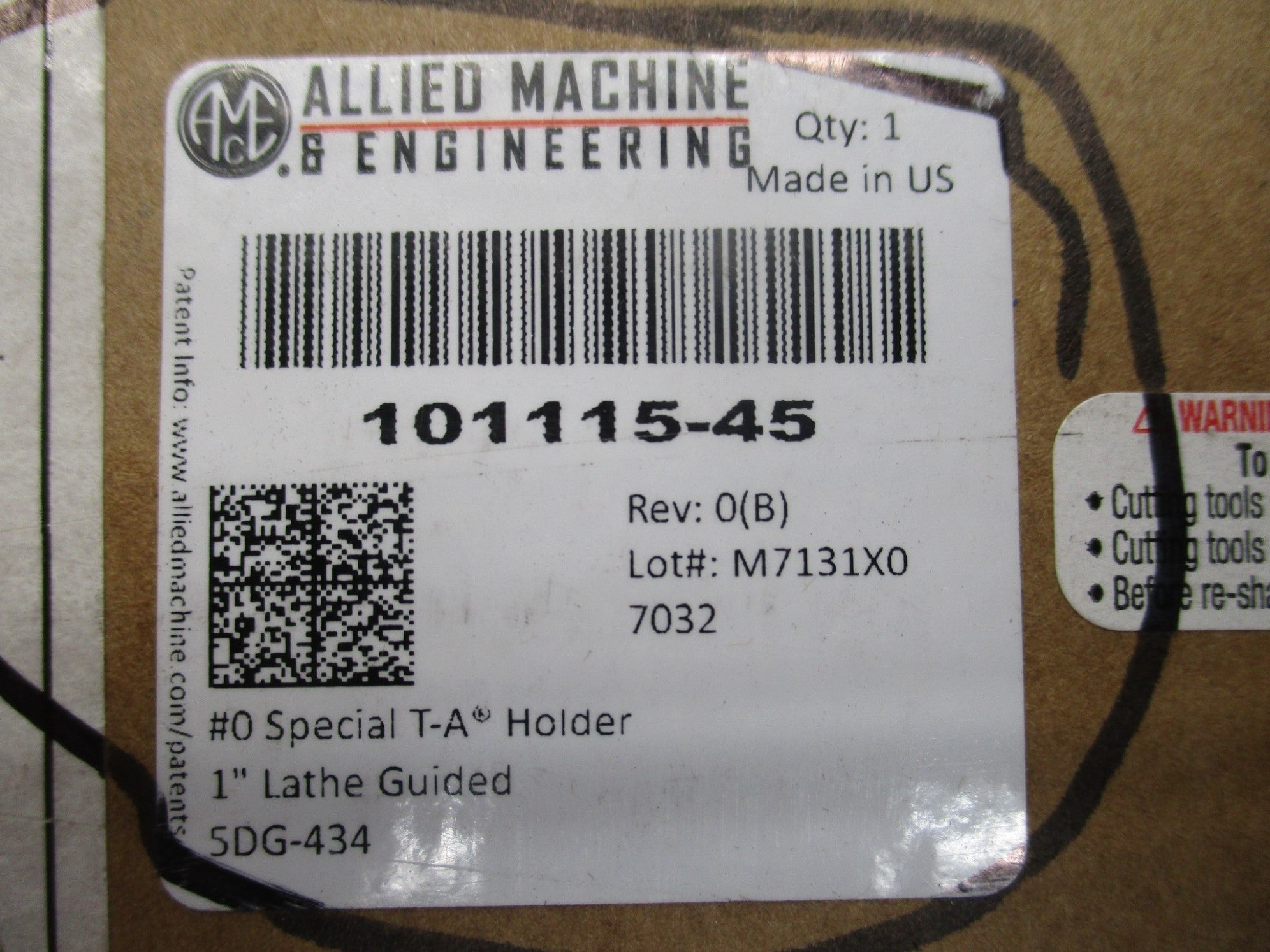 ALLIED MACHINE 101115-45 NSFS