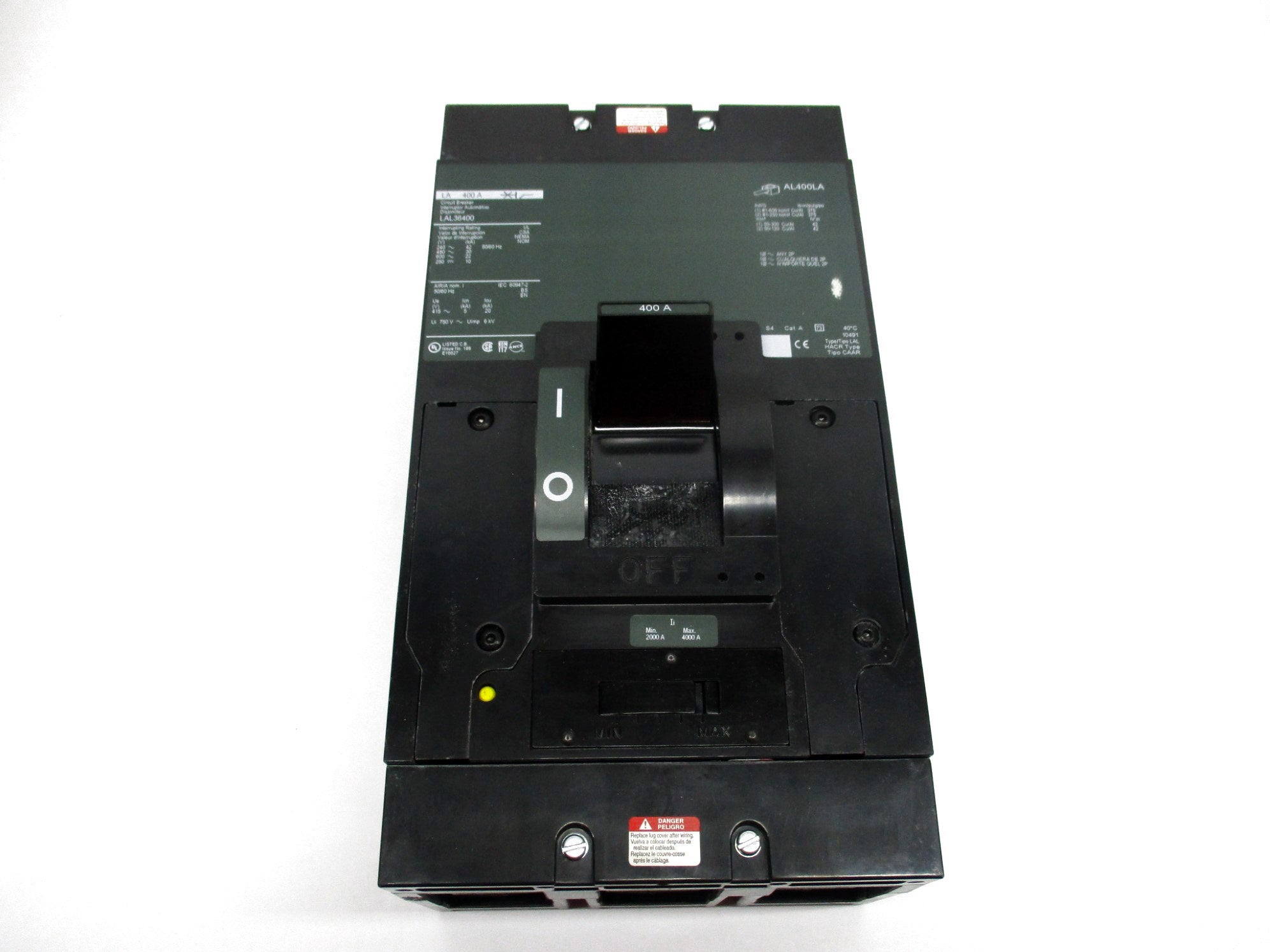 SQUARE D LAL36400 400A (GREEN) NSMP