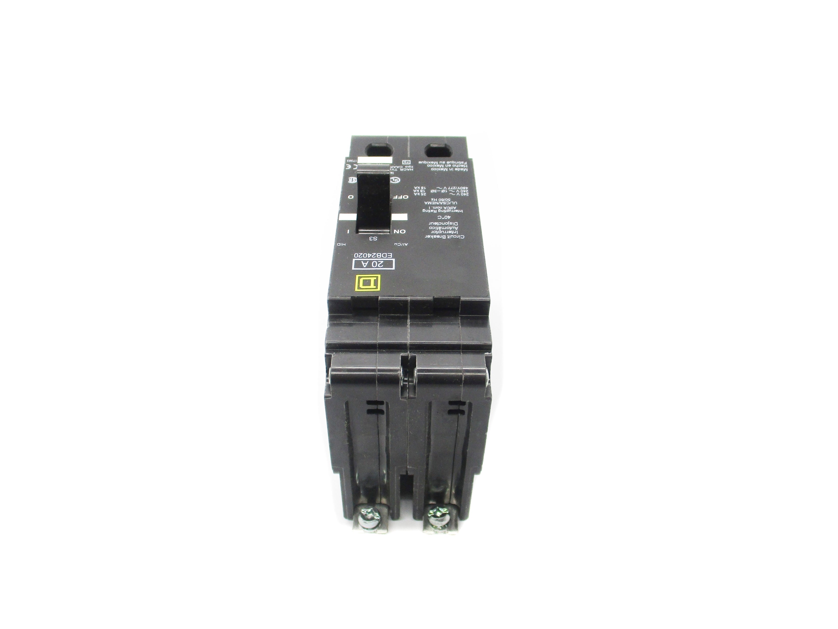 SQUARE D EDB24020 277V 20A NSMP