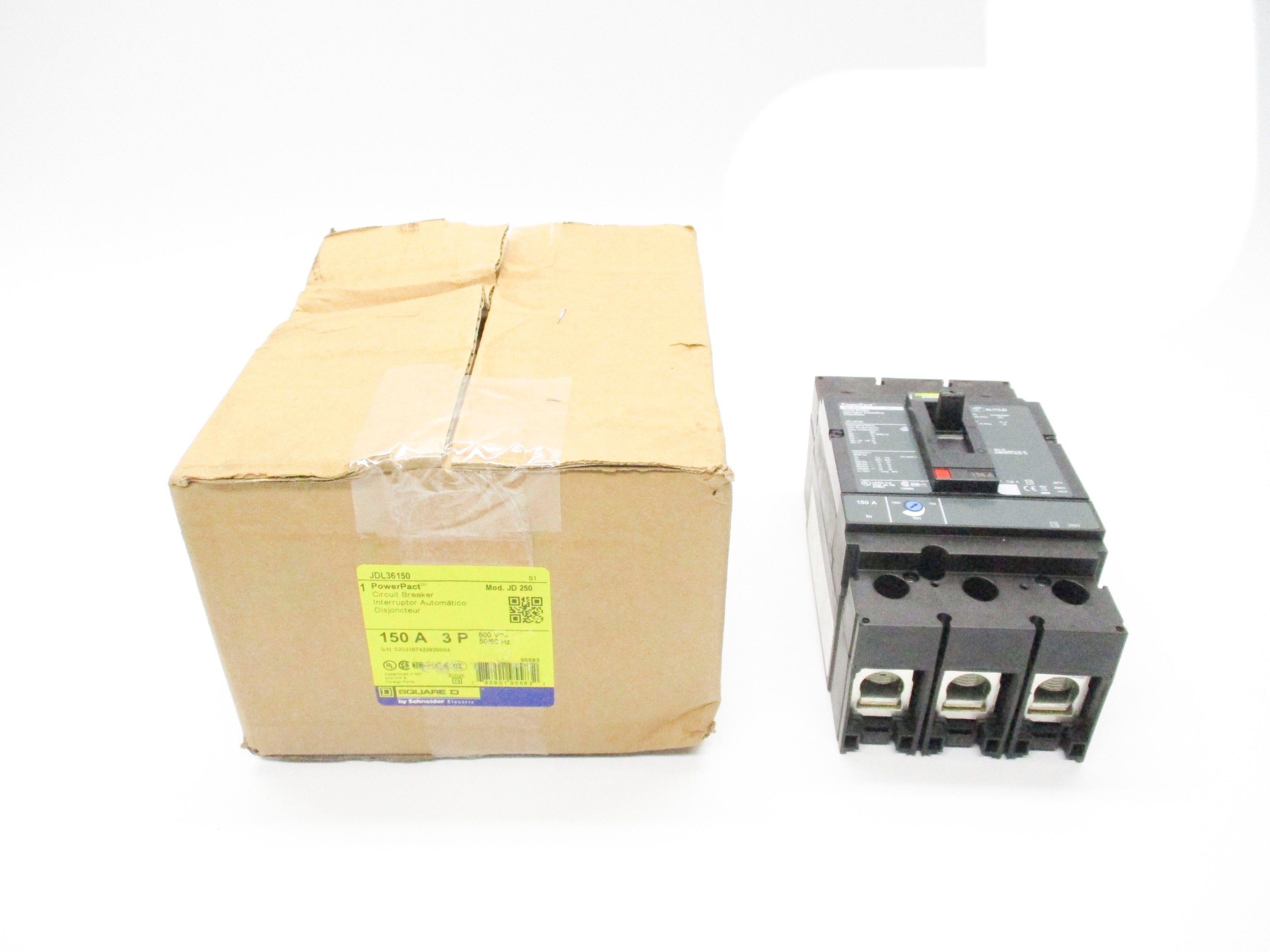 SQUARE D JDL36150 600V 150A NSMP