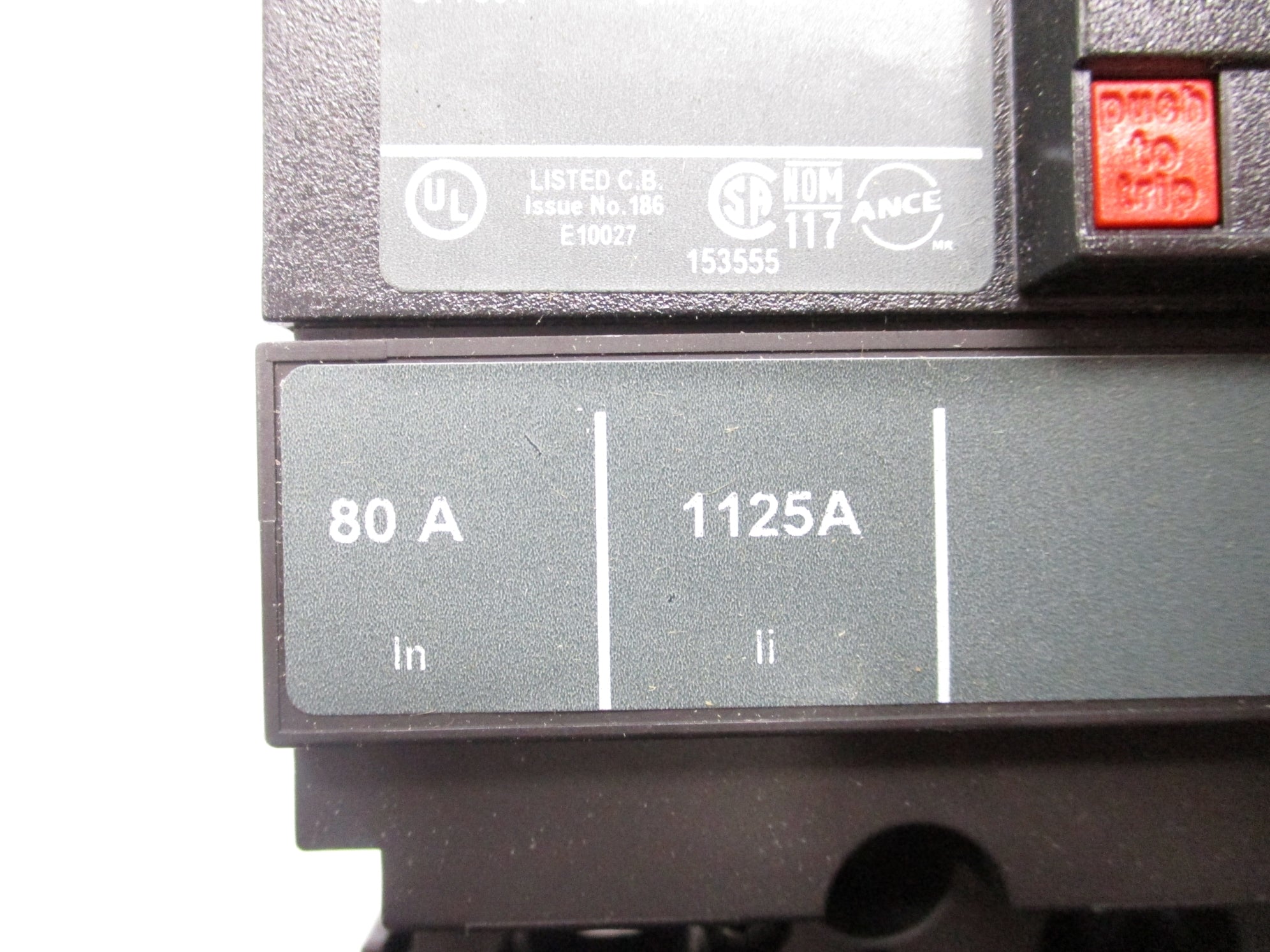 SQUARE D HDL36080 600V 80A NSMP