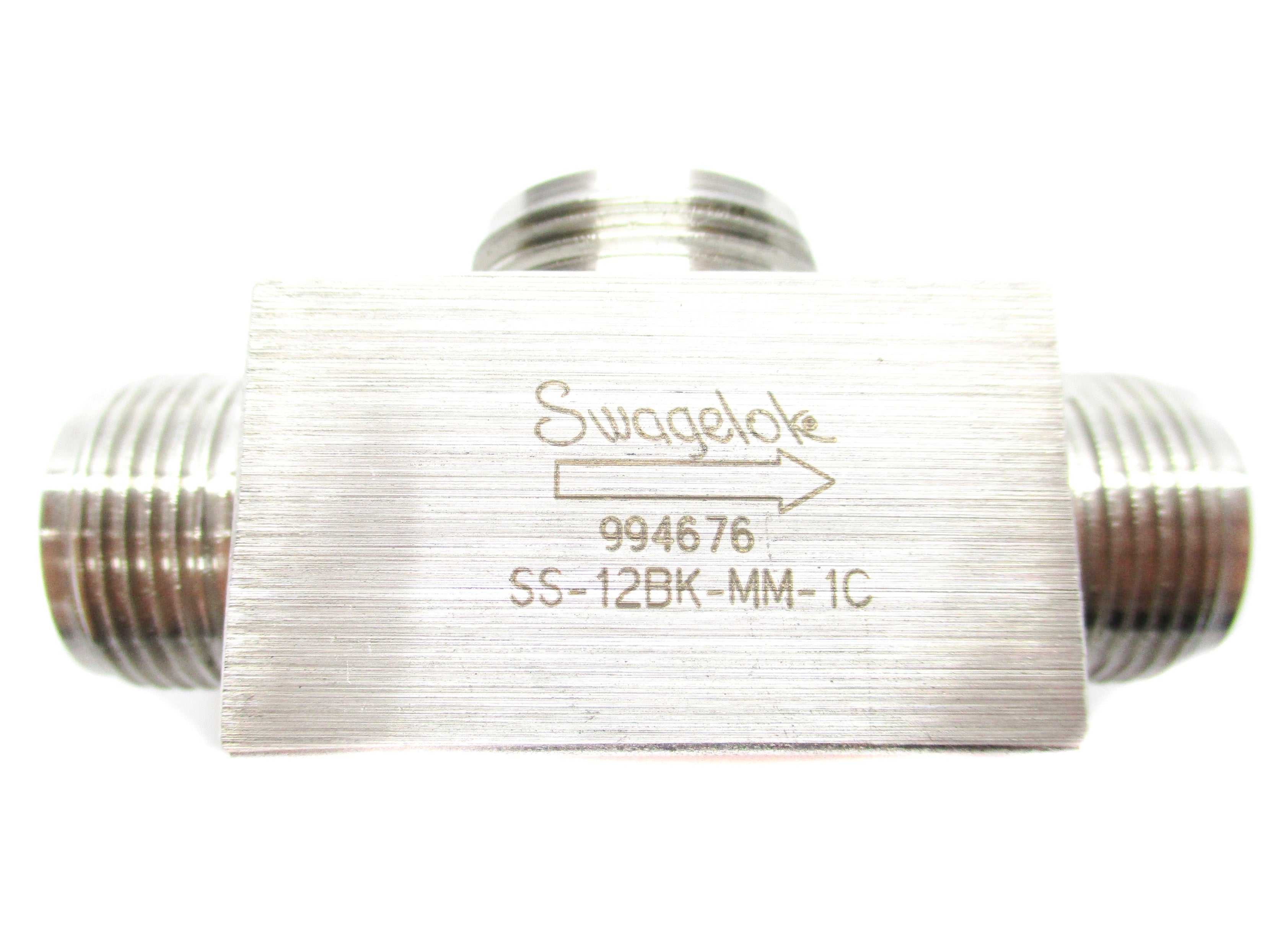 SWAGELOK SS-12BK-MM-1C 994676 UNMP