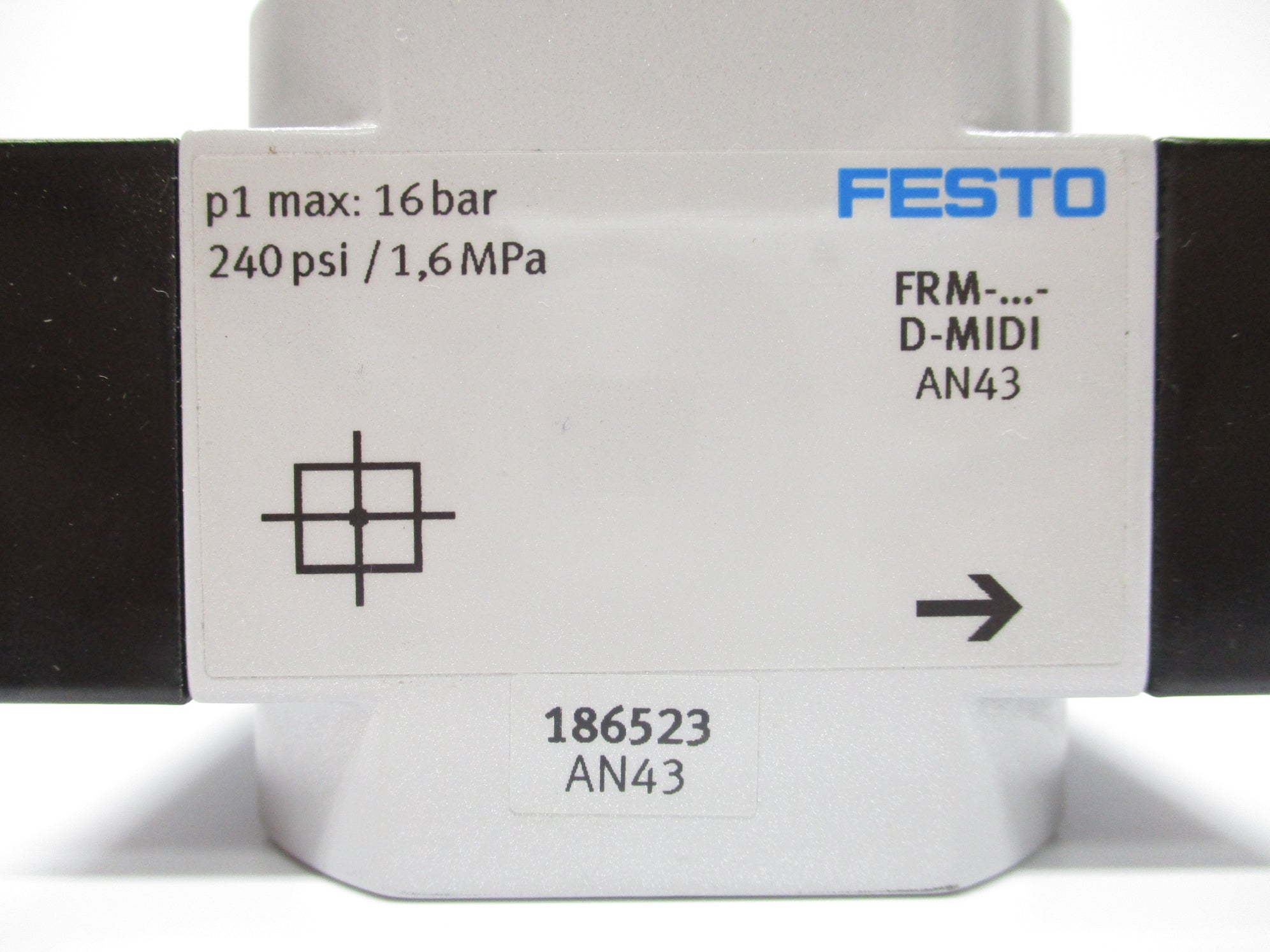 FESTO 186523 SER. AN43 240PSI NSNP