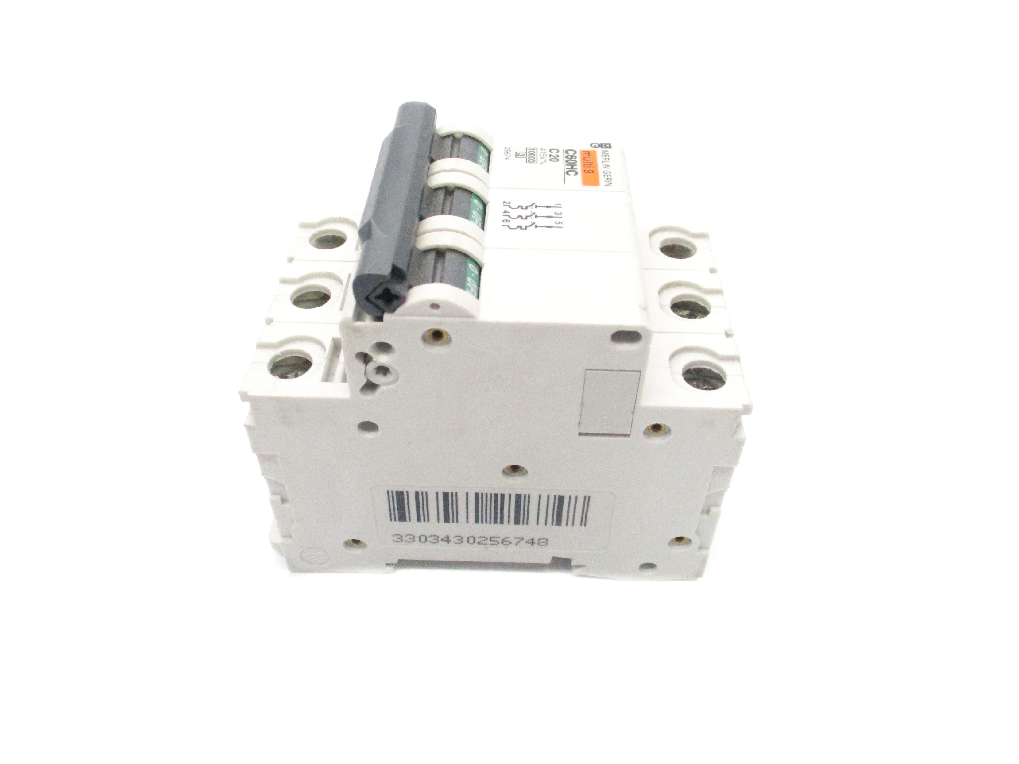 MERLIN GERIN C60HC 25674 415V 20A NSNP