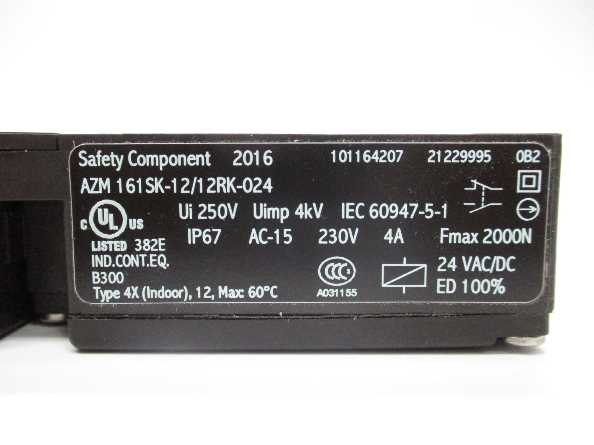 SCHMERSAL AZM161SK-12/12RK-024 101164207 NSMP