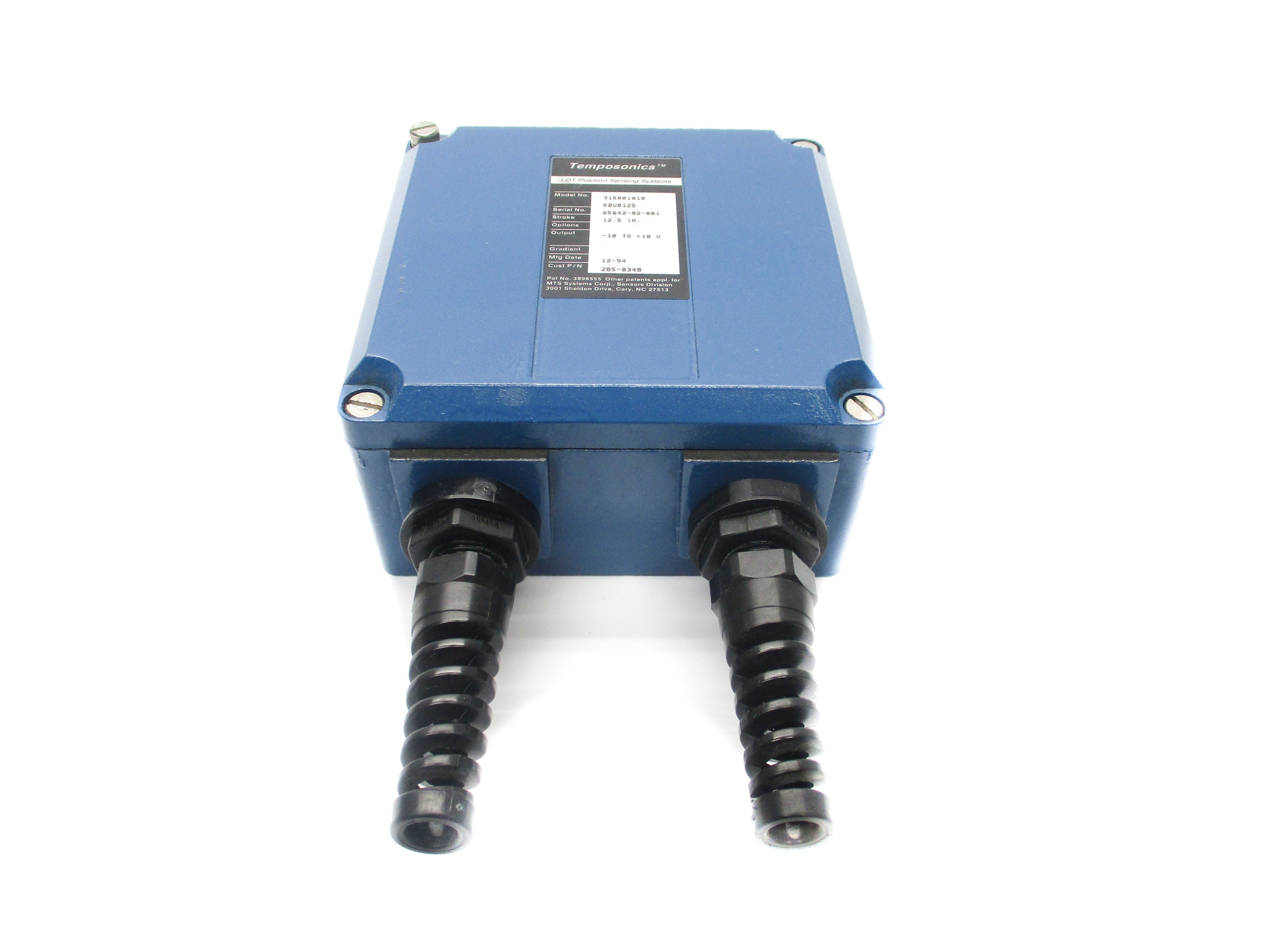 MTS SYSTEMS 315001010 RBU0125 NSNP