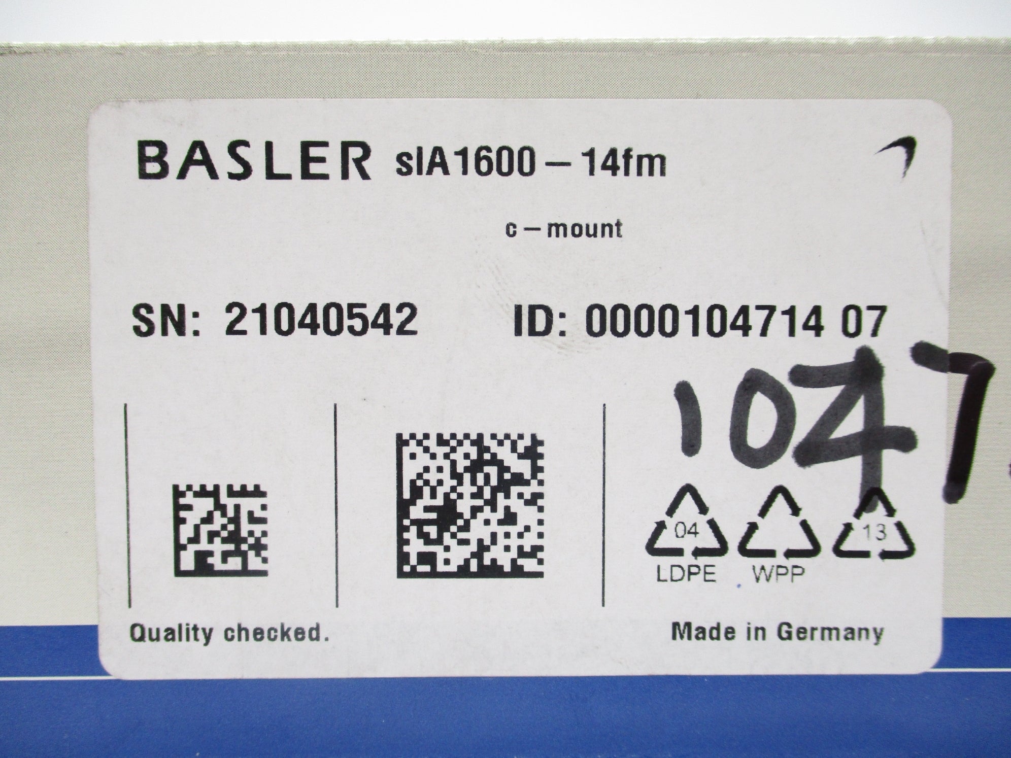 BASLER SIA1600-14FM NSMP