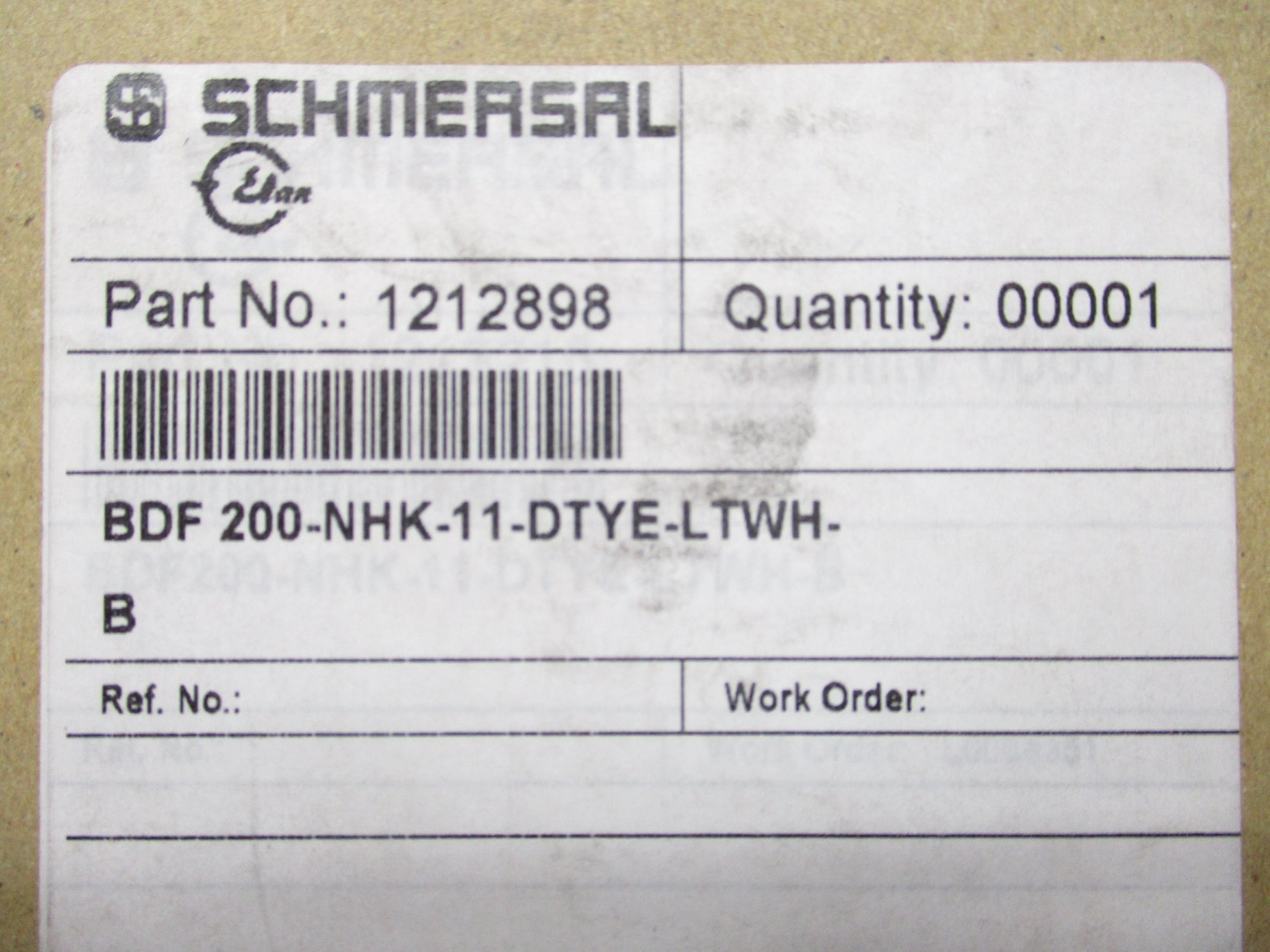 SCHMERSAL BDF200-NHK-11-DTYE-LTWH-B 1212898 NSMP