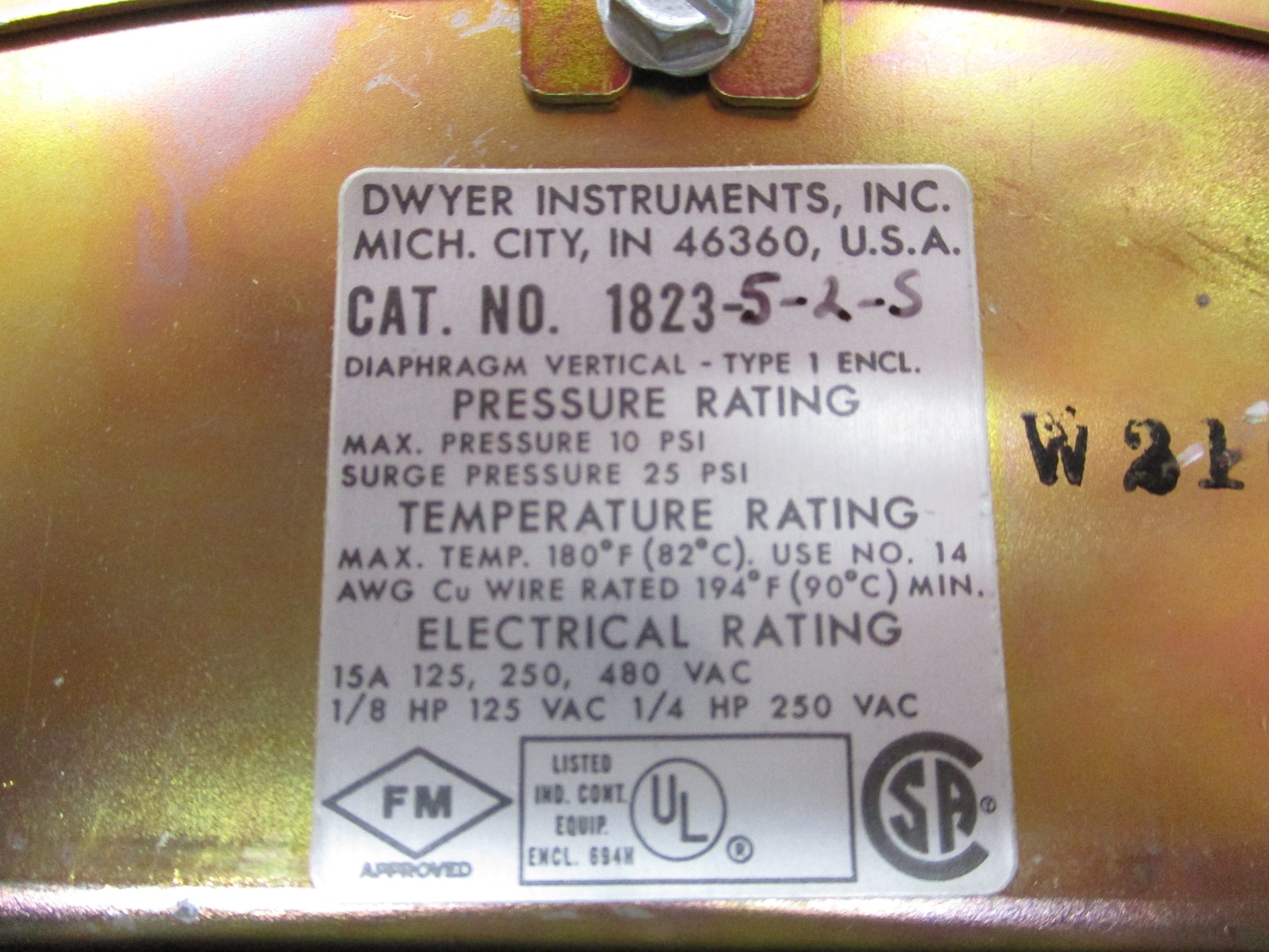 DWYER 1823-5-2-S NSMP