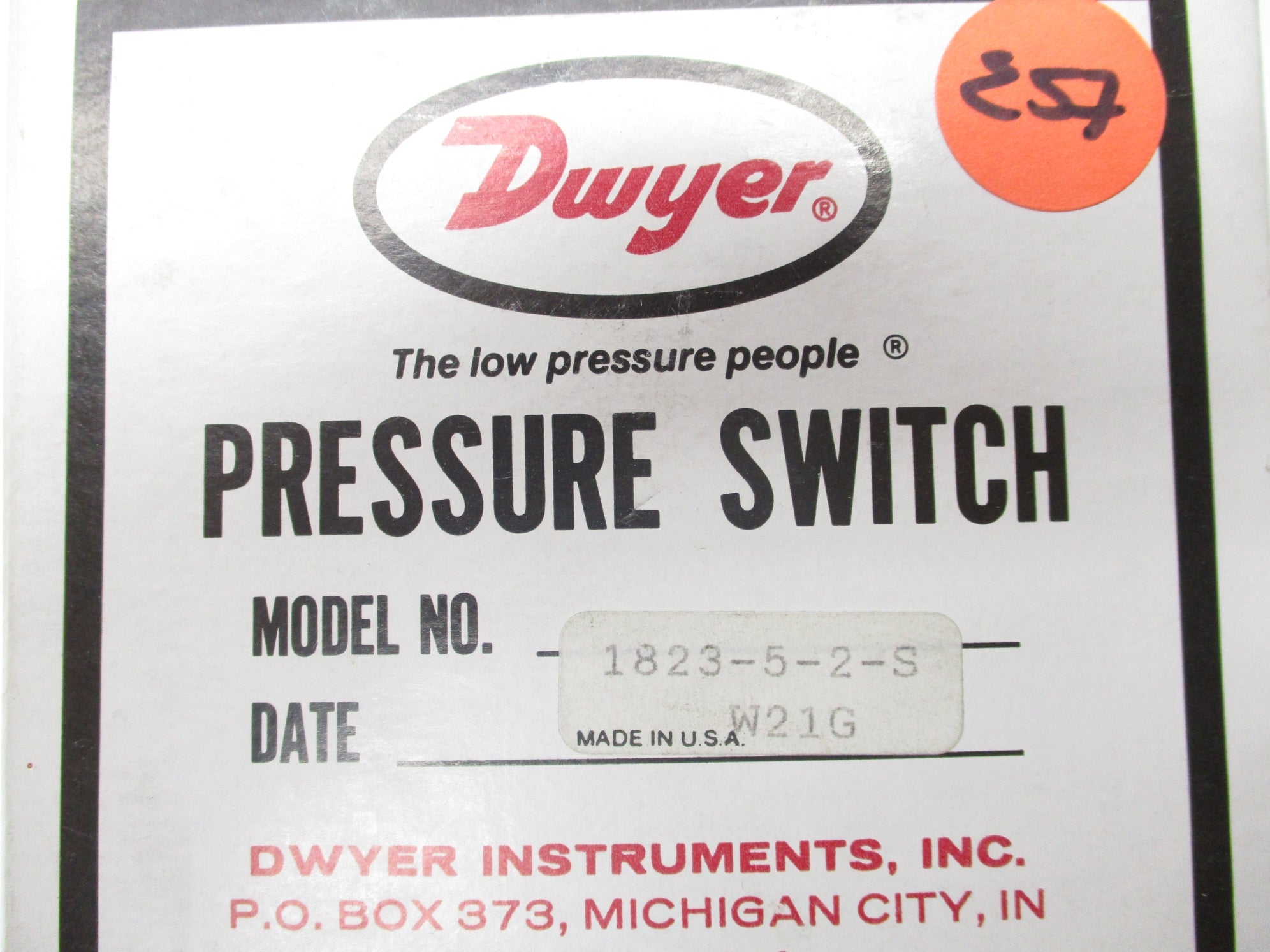 DWYER 1823-5-2-S NSMP