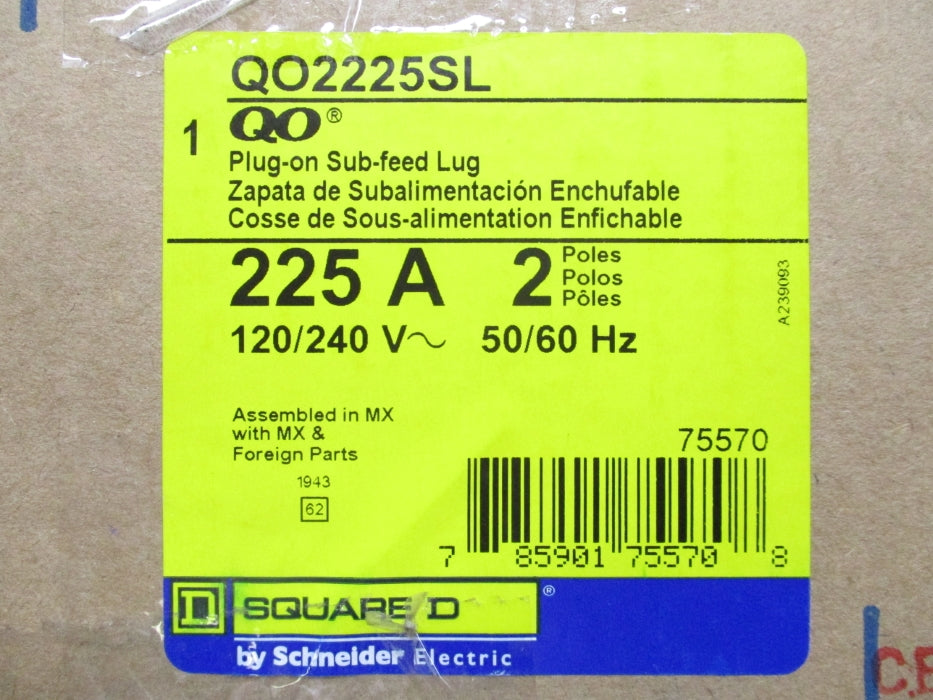 SQUARE D QO2225SL NSMP