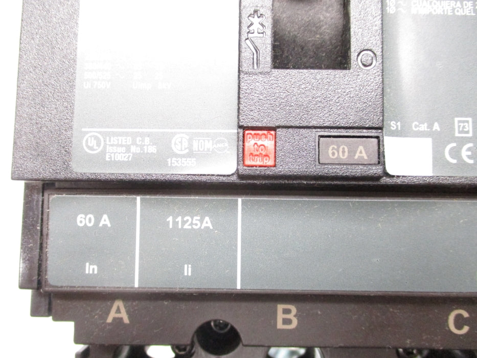 SQUARE D HJA36060 SER. 1 600V 60A NSMP