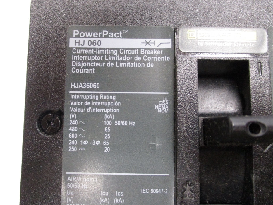 SQUARE D HJA36060 SER. 1 600V 60A NSMP