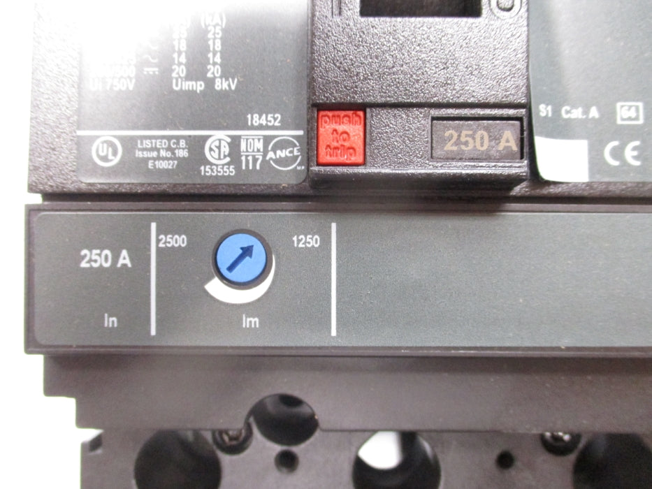 SQUARE D JDL26250 600V 250A NSMP