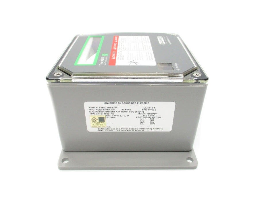 SQUARE D SSP02XDSE20A SER. 000 NSMP