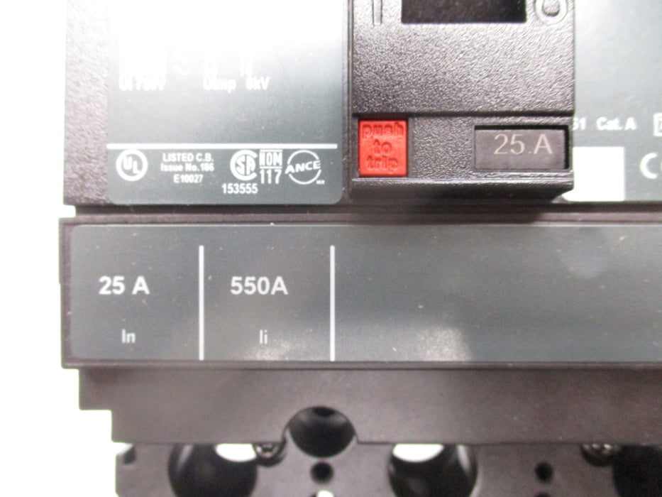 SQUARE D HDL36025 600V 25A NSMP