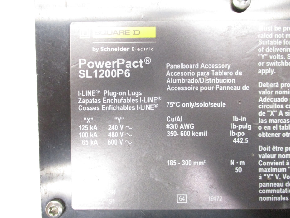 SQUARE D SL1200P6 600V NSNP