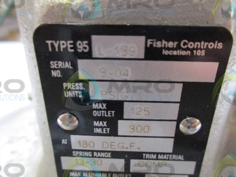 FISHER 95L-139  NSMP