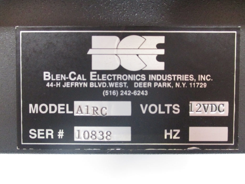 BLEN-CAL ELECTRONICS A1RC NSNP