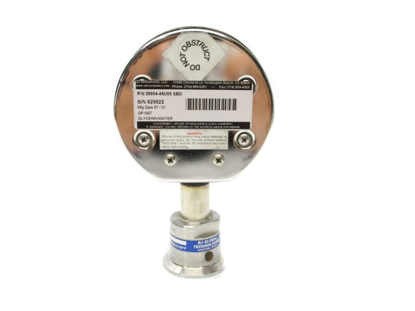 3D INSTRUMENTS 25504-45U55SBD 0-160PSI NSNP