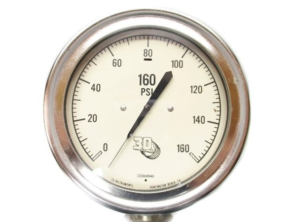 3D INSTRUMENTS 25504-45U55SBD 0-160PSI NSNP