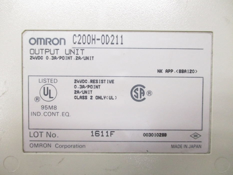 OMRON C200H-0D211 UNMP