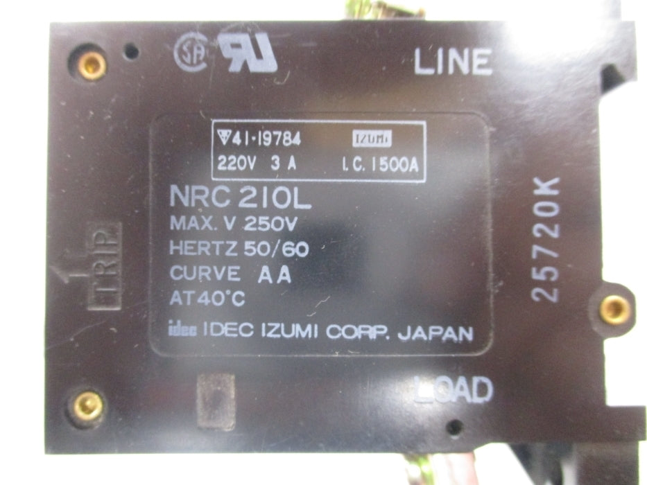 IDEC NRC210L-3A-AA 250V 3A NSNP