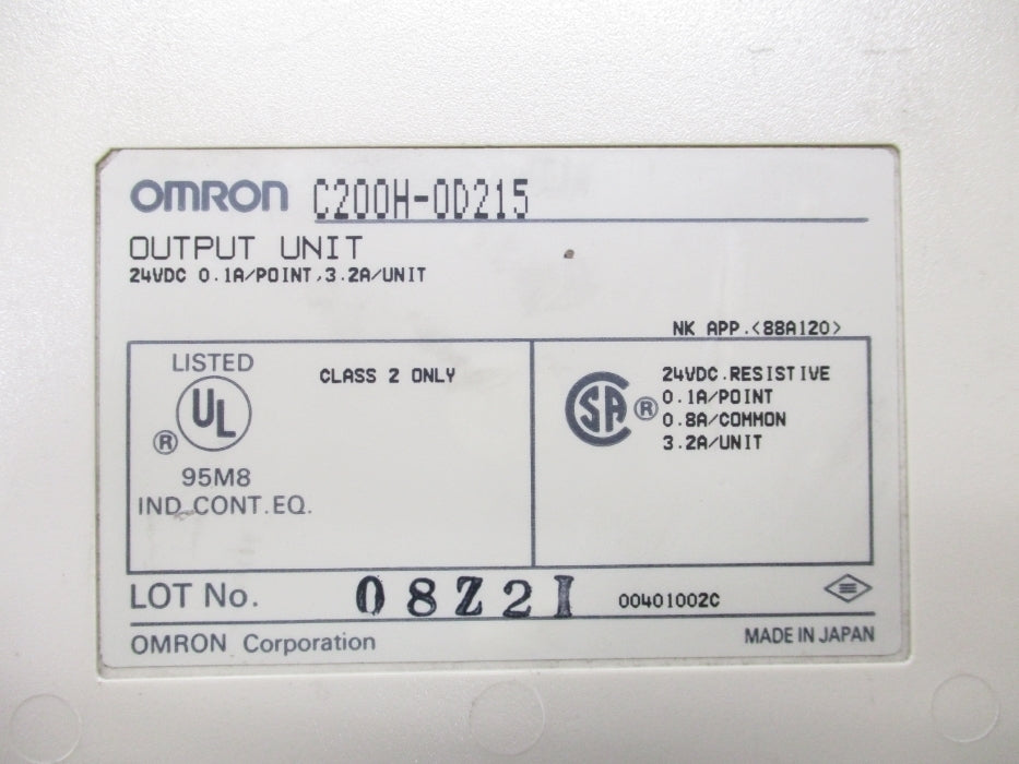 OMRON C200H-OD215 NSNP