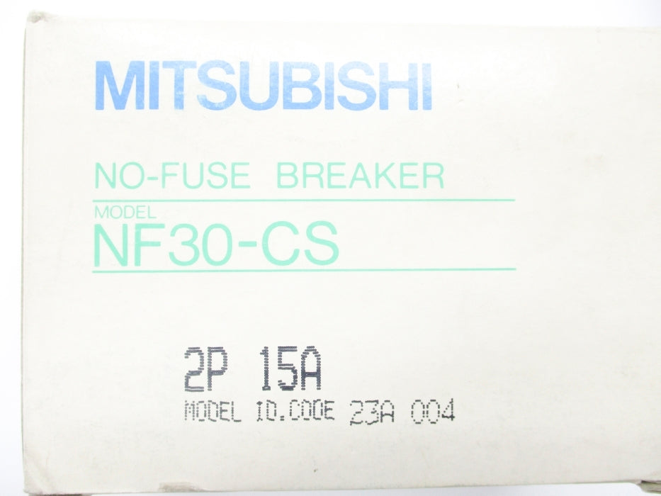 MITSUBISHI NF30-CS-2P-15A 500V 15A NSMP