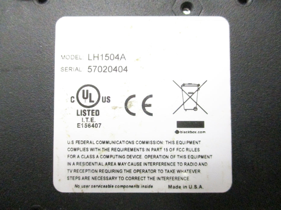 BLACK BOX LH1504A NSNP