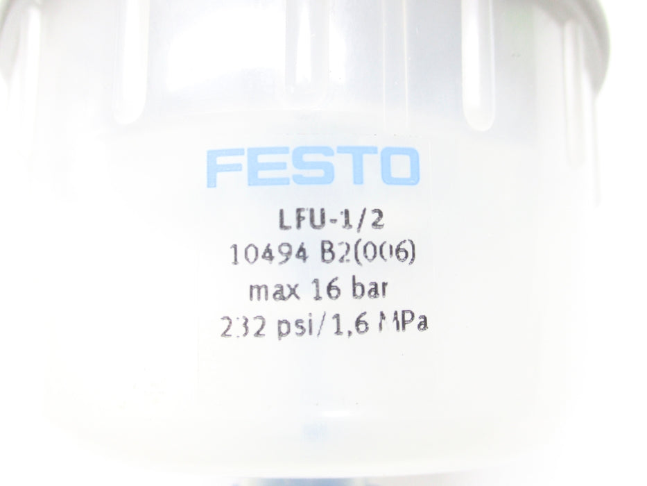 FESTO LFU-1/2 10494 SER. B2(006) 232PSI NSMP