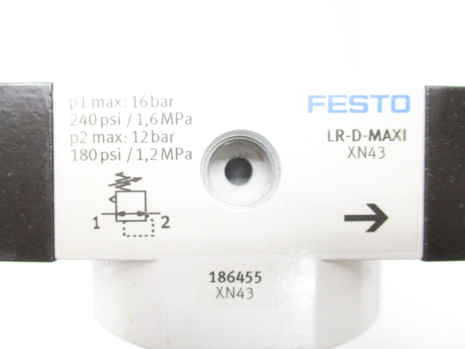 FESTO LR-1/2-D-MAXI 186455 SER. XN43 240PSI NSMP