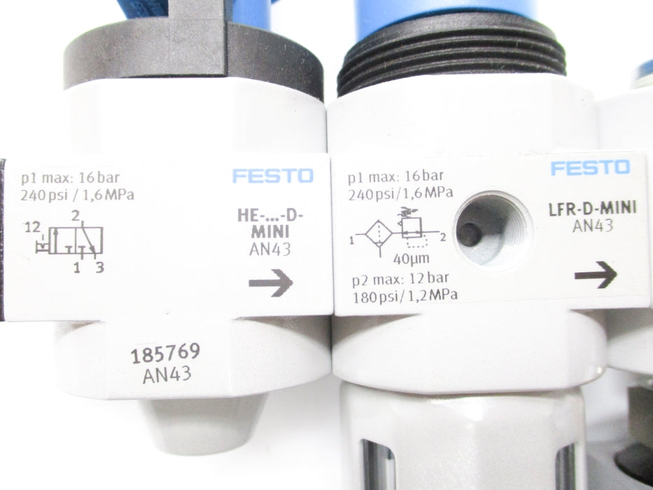 FESTO LFR-1/4-D-MINI-KF 185769 SER. AN43 240PSI NSMP