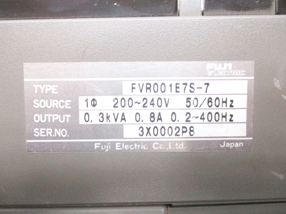 FUJI ELECTRIC FVR001E7S-7 UNMP