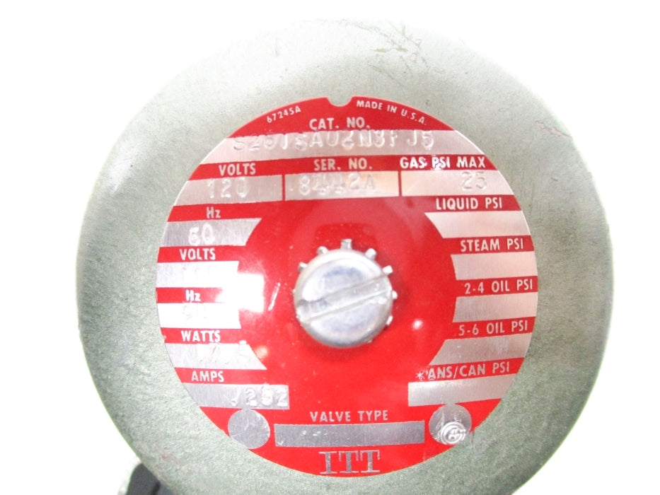ITT S251SA02N3FJ5 120V 25PSI UNMP