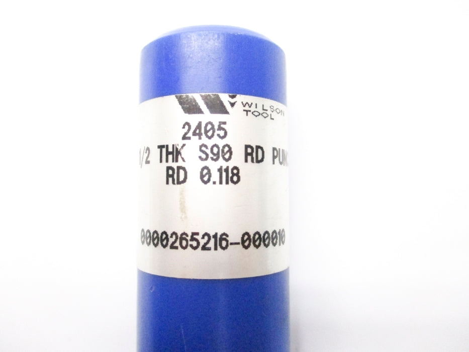 WILSON TOOL 2405 0.118RD NSMP