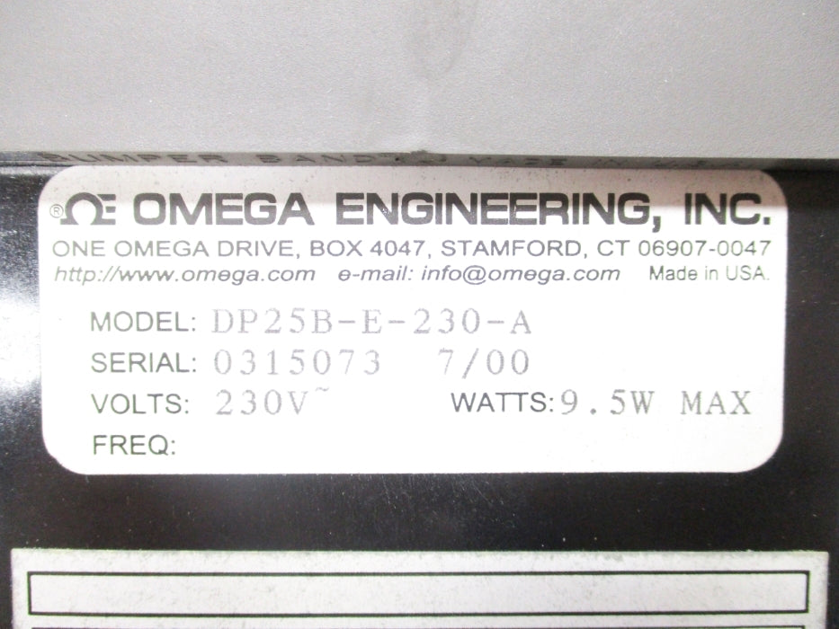 OMEGA DP25B-E-230-A NSMP
