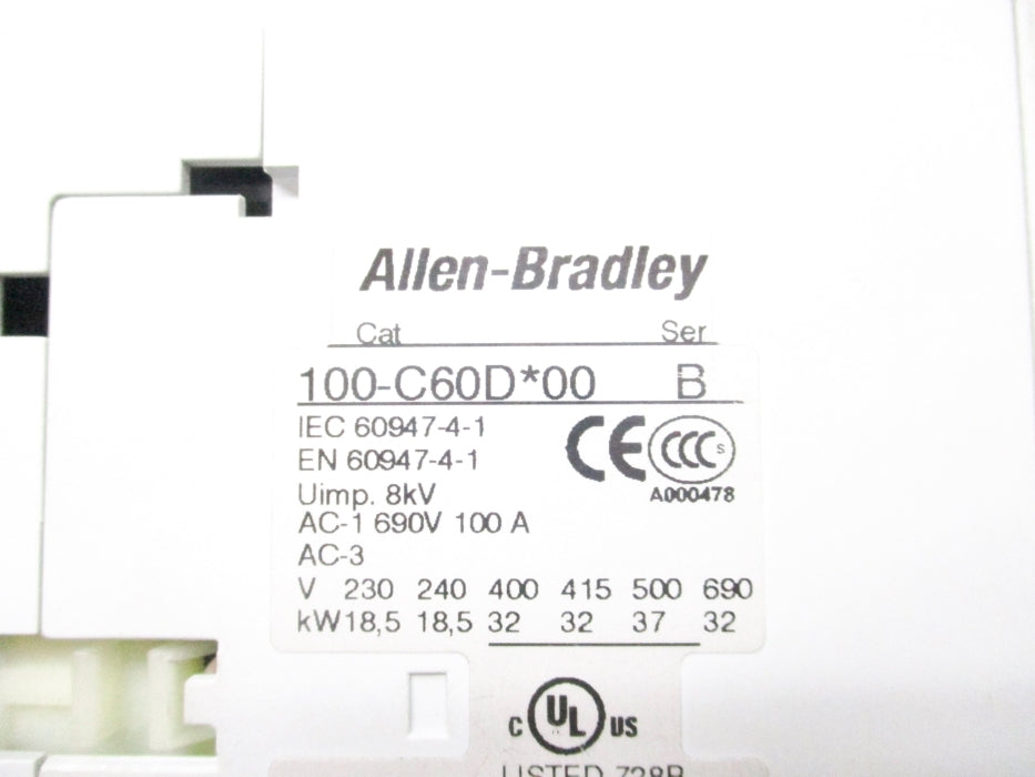 ALLEN BRADLEY 100S-C60DJ14C SER. B 24VDC UNMP