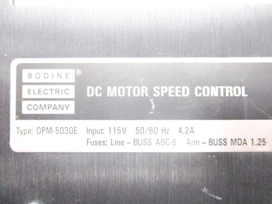 BODINE ELECTRIC DPM-5030E UNMP