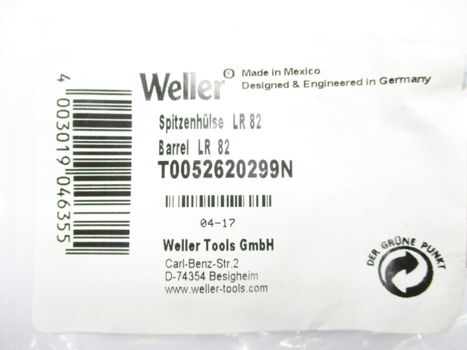 WELLER T0052620299N LR82 NSMP