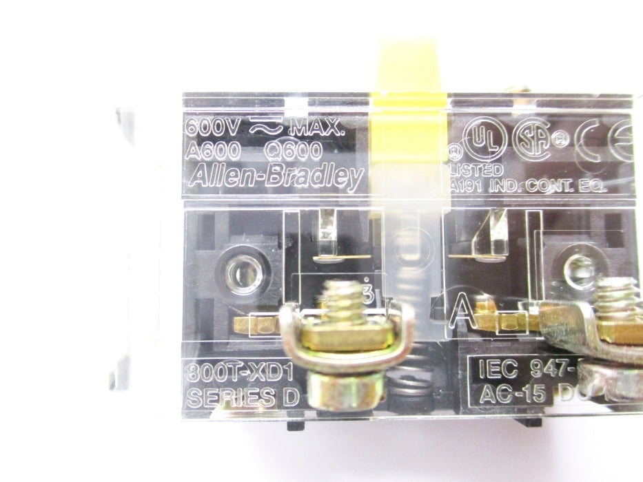 ALLEN BRADLEY 800T-XD1 SER. D (GY/BL) NSMP