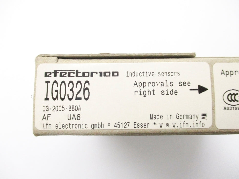 IFM EFECTOR IG-2005-BB0A IG0326 NSMP